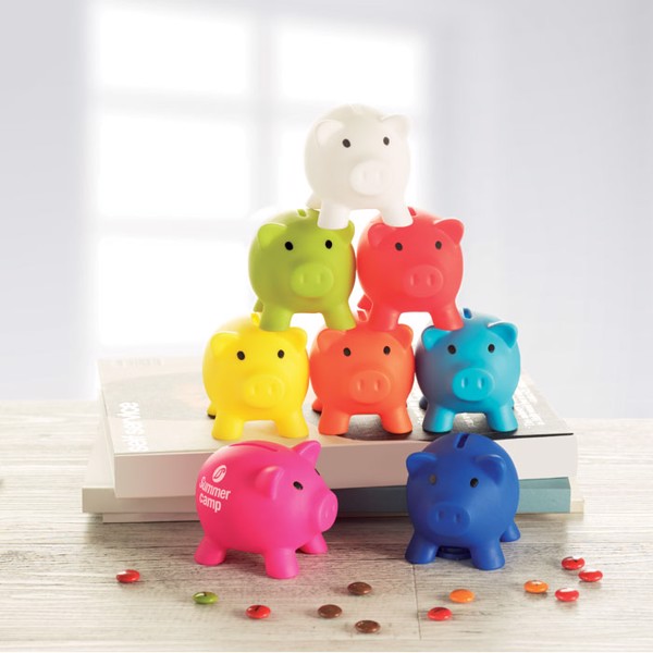 Piggy bank Softco - White