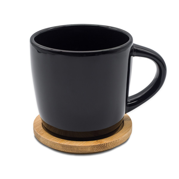 320 ml Arona ceramic mug - Black