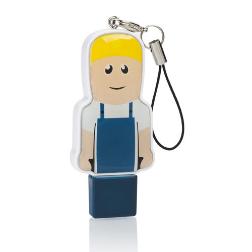 Mini USB custom figure - WHITE_1GB