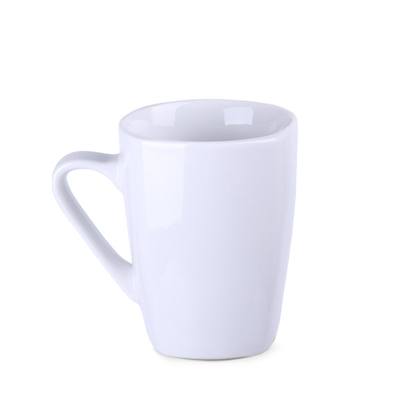 Porcelanasta skodelica Quadro, višina 105 mm
