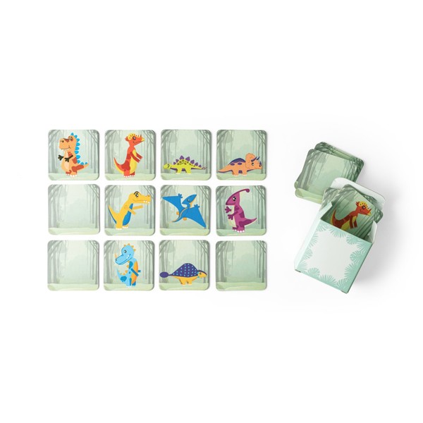 TRICERATOPS. memory-game med 20 brikker