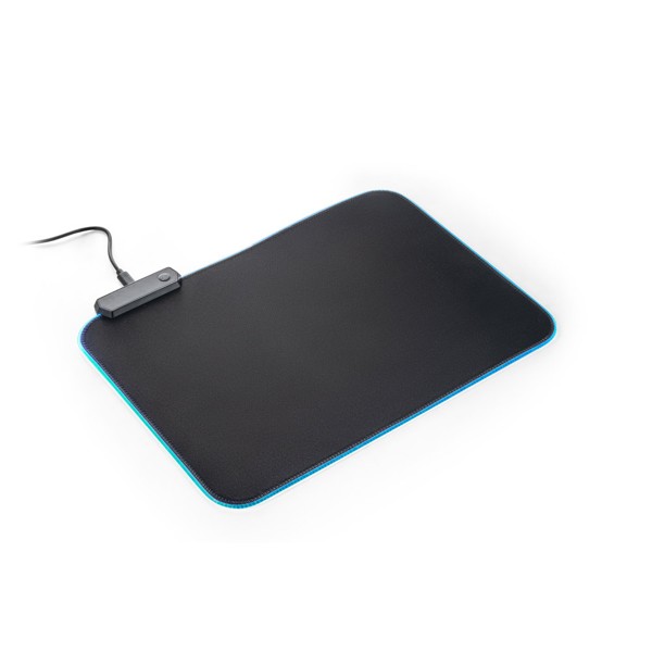 THORNE MOUSEPAD RGB. Gaming-musemåtte med RGB LED-lys i polyester