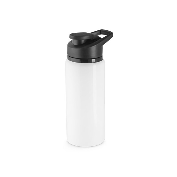 SHAWN. Bouteille de sport en 90% aluminium recyclé 660 mL - Blanc