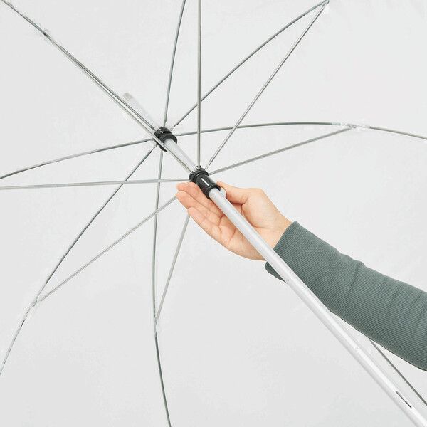 Transparent Aluminium Stick Umbrella Panoramix