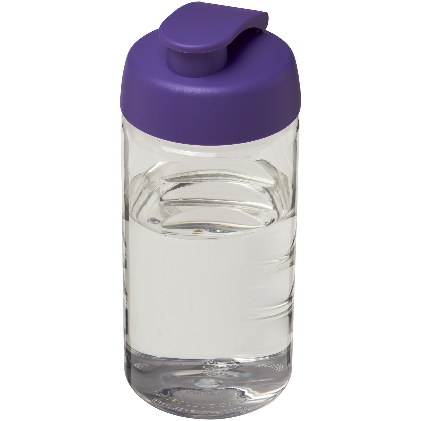 Bidon H2O Bop® o pojemności 500 ml z wieczkiem zaciskowym - Fioletowy