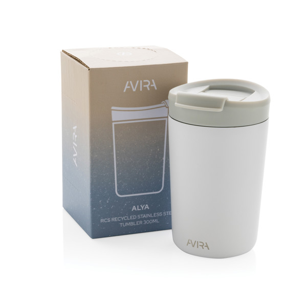 Kozarec Avira Alya, 300 ml, reciklirano jeklo - Bela