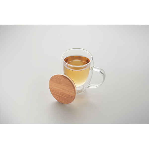 Mug en verre double paroi 350ml Tirol