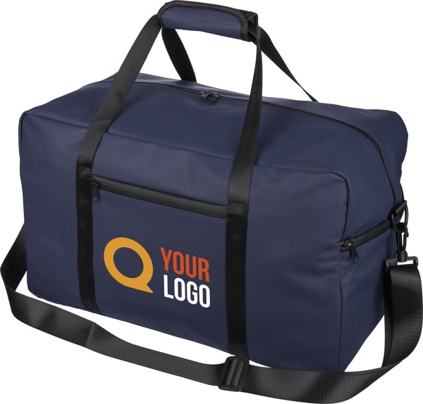 Gerecyclede PU dufflebag Mirae - zwart