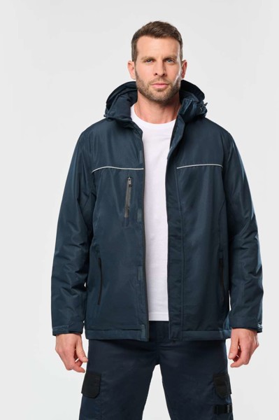 Unisex Hooded Performance Parka - Black / XL