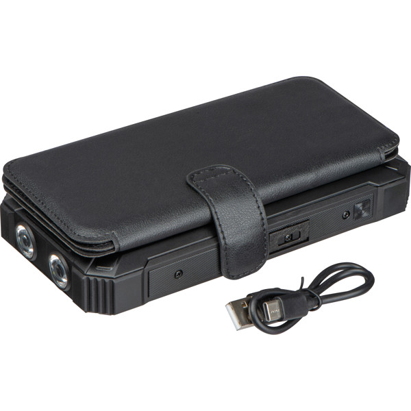 PETRA Powerbank solar, 20000 mAh - Black