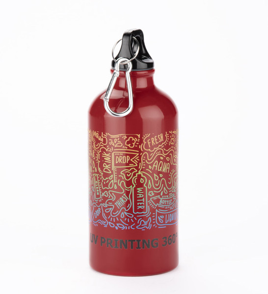 Aluminium-Flasche TREKO 500 ml - rot