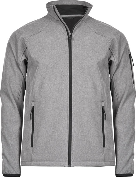 Moška 3-slojna softshell jakna Tee Jays | TJ 9510 - Siv melanž / S