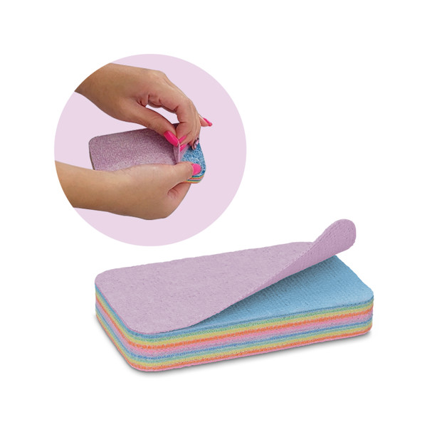 MULTI-PURPOSE MULTILAYER MICROFIBER SPONGE