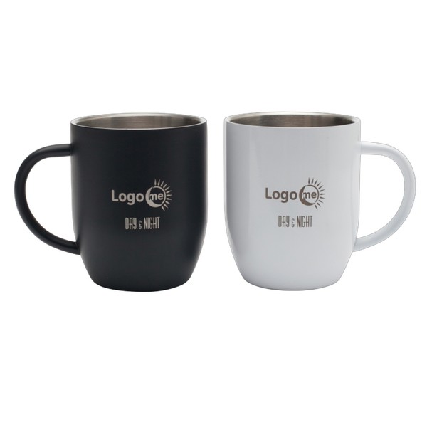 350 ml Day steel mug - White