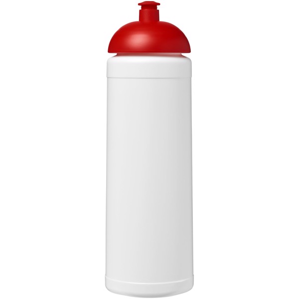 Bidon Baseline® Plus o pojemności 750 ml z wypukłym wieczkiem - Biały / Czerwony