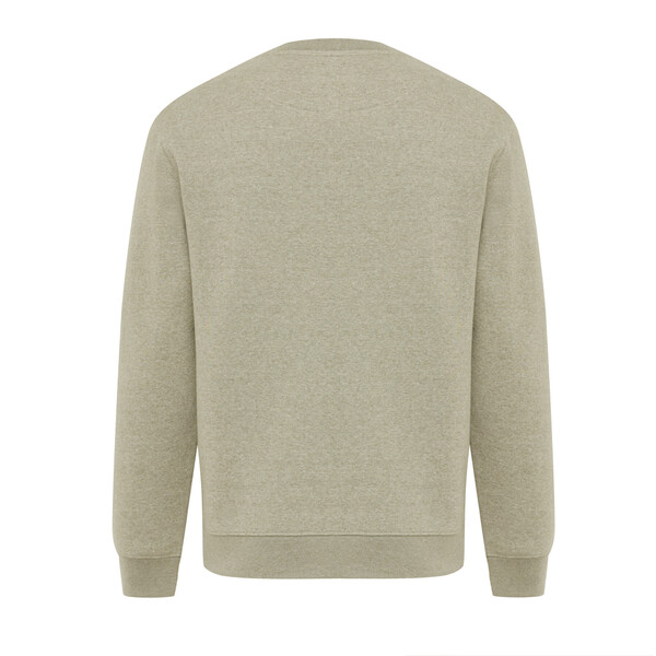 IQONIQ Torla recycled cotton crew neck - Light Heather Green / M