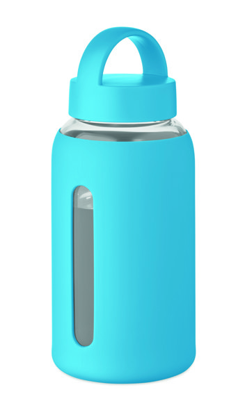 Garrafa de borosilicato 600 ml Boris - Azul Turquesa