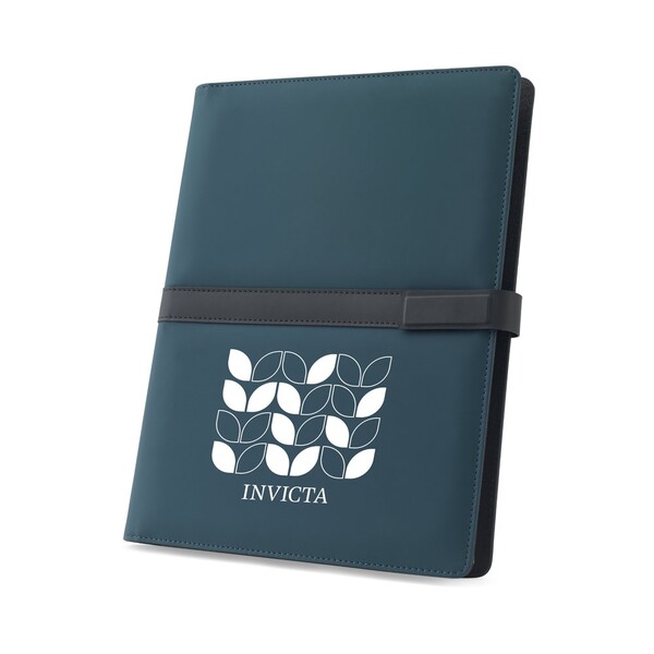 Sandersoni A4 kaust PU-st (50% taaskasutatud) koos vooderdatud lehtedega märkmikuga magnetkinnitusega