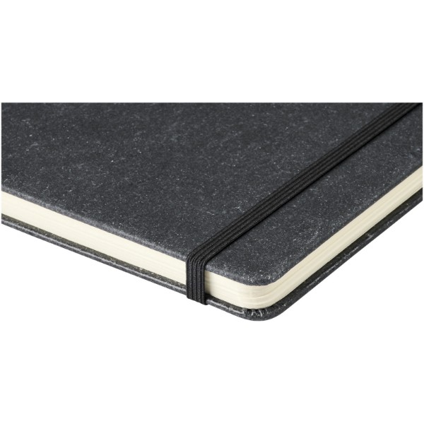 Carnet de notes A5 en cuir Atlana - Noir