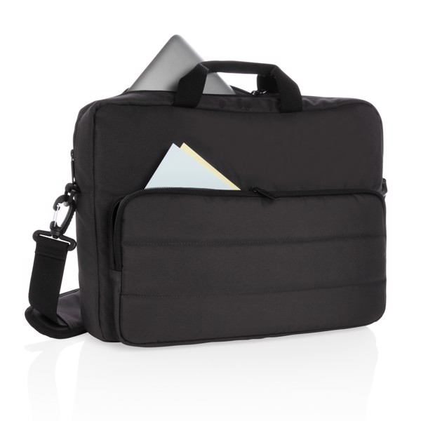 Xd Xclusive RPET laptop bag 15.6 inch, recycled - Black