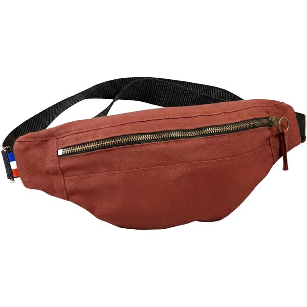 Citizen Green Margote cotton waist bag - Red