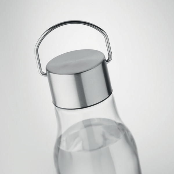 Steklenička Vernal RPET, PP pokrov, 600 ml - Prozorno