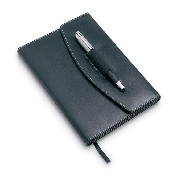A5 notebook portfolio with pen Nova