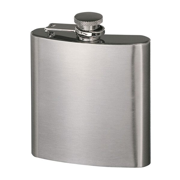 Hip Flask XXL - matt-silver finish