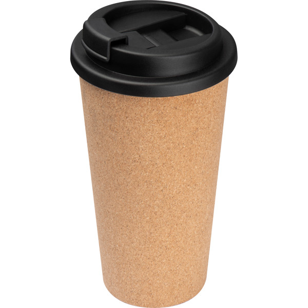 JEREMY Parafa termoszbögre, 400 ml - Beige