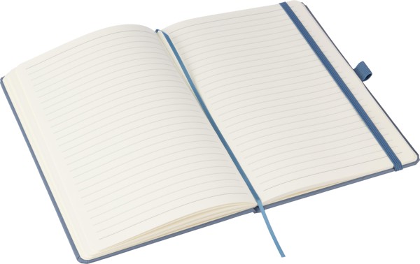 Caderno em cartão e biorresíduos reciclados A5 Gertrud - Brown