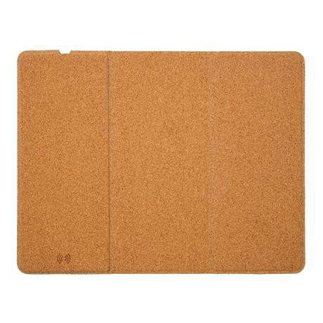 Alfombrilla de corcho con cargador inalámbrico personalizada 5W