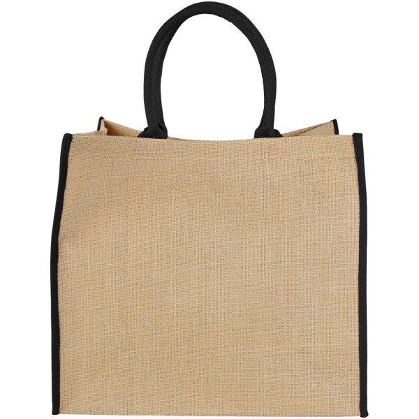 Shopper in juta Large - 25L - Naturale / Nero