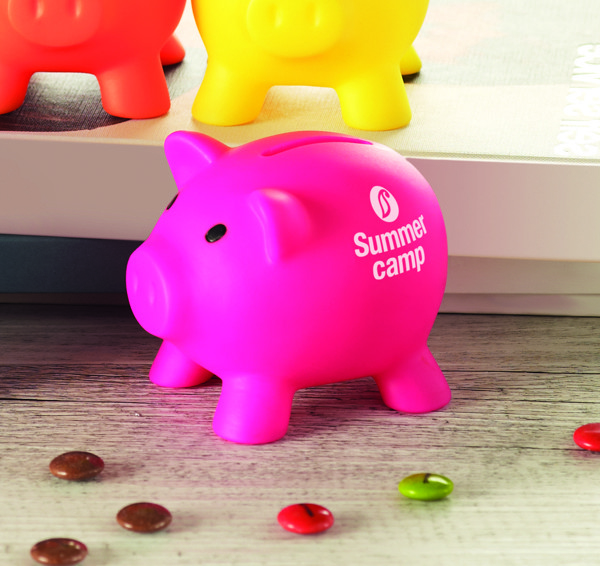 Tirelire Softco - Fuchsia