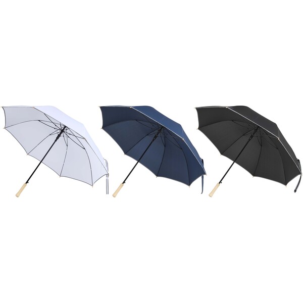 Norman 30” windproof RPET umbrella - White