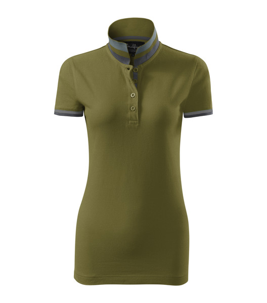 Polokošile Dámská Malfini Premium® Collar Up - Avocado Green / L