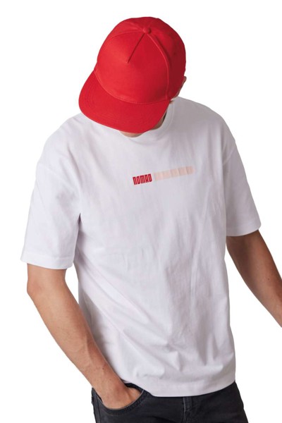 Snapback Cap - 5 Panels - White