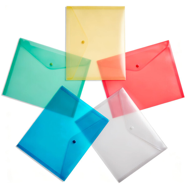 Pasta Porta-Documentos A5 Em Pp - Transparente