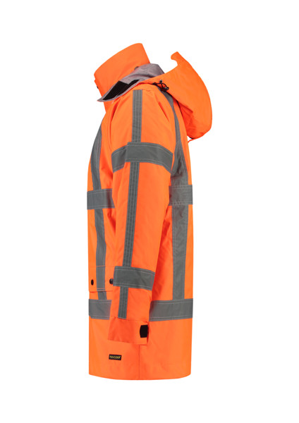Pracovná bunda unisex Tricorp RWS Parka - Fluorescenčná Oranžová / XL