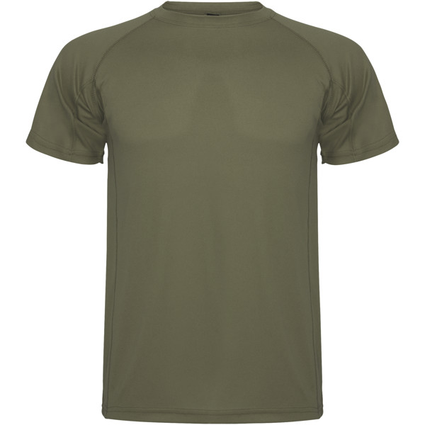 T-shirt sportiva da uomo a maniche corte Montecarlo - Verde militare / 2XL