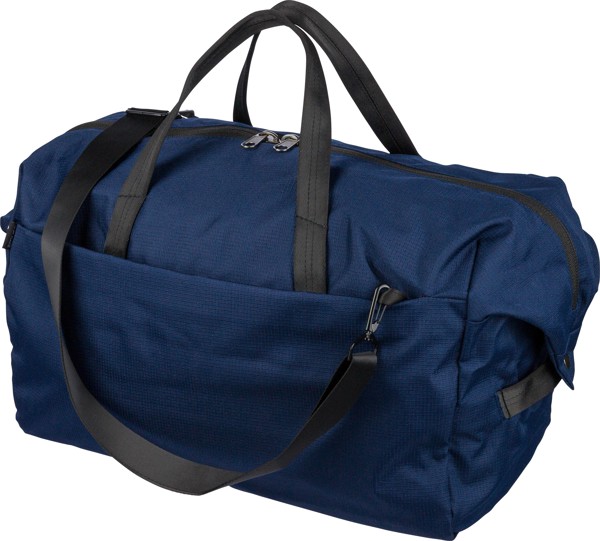 rPET (300D) polyester Ocean Bound sporttas Niv - zwart