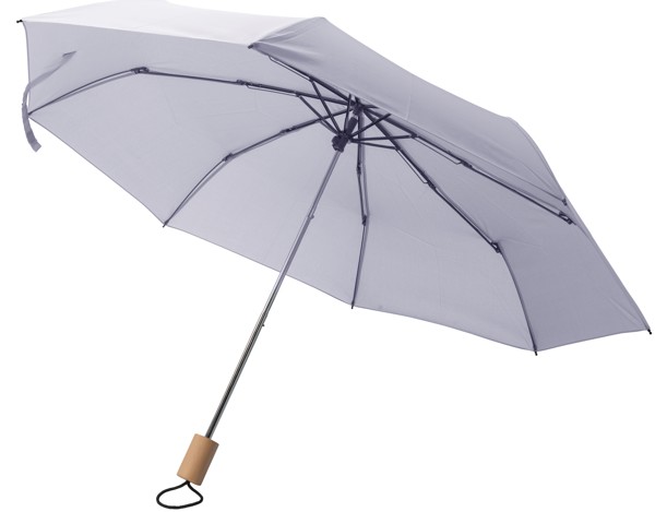 rPET 190T paraplu Brooklyn - wit