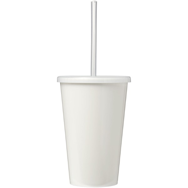 Brite-Americano® 350 ml double-walled stadium cup - White