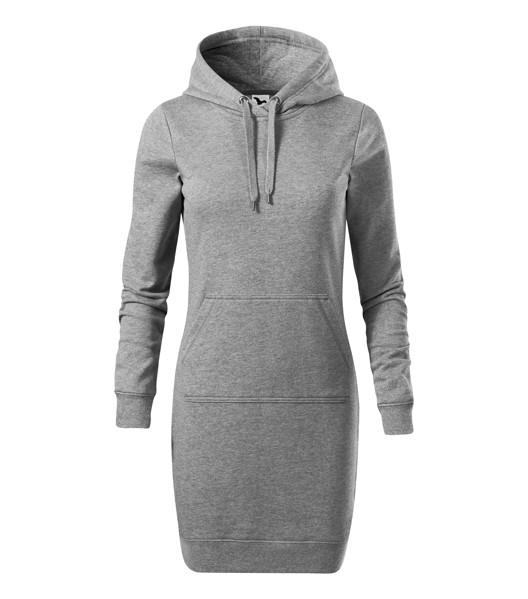 Šaty Dámske Malfini® Snap - Tmavosivý Melír / XL