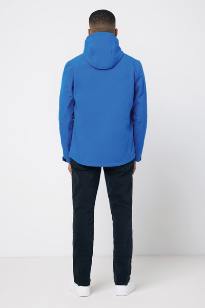 Iqoniq Makalu moška soft shell jakna 5000 mm, 300 g/m² - Kraljeva modra / XL