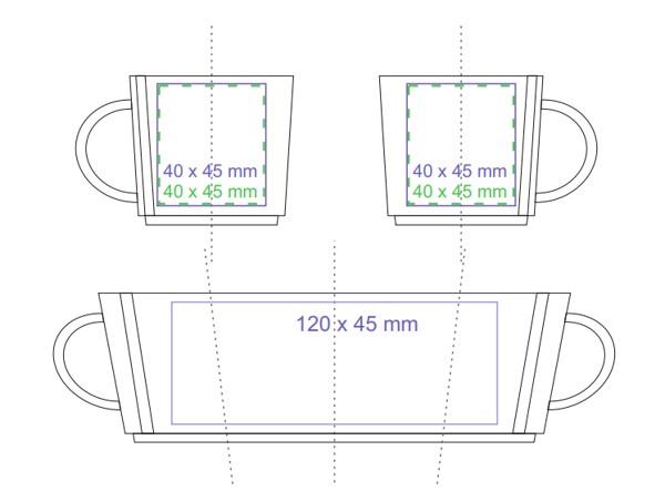 Mug Lucas - White / 75 ml