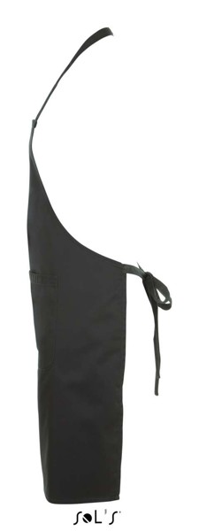 Sol's Gramercy - Long Apron With Pocket - Dark Grey
