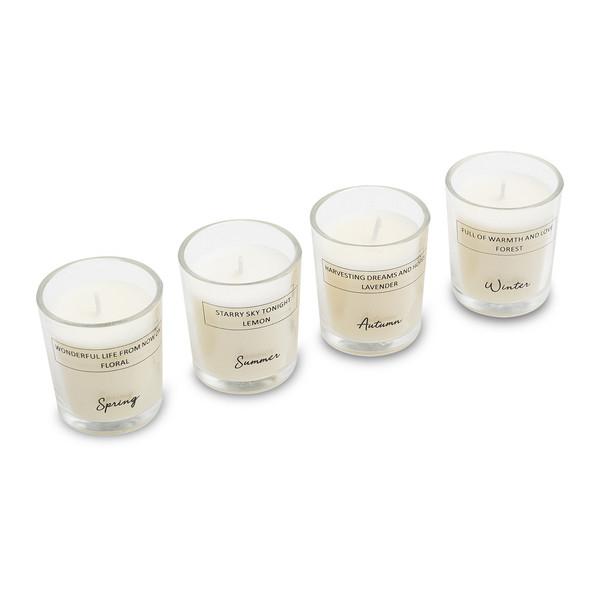 Seasons set of 4 scented candles - Mix