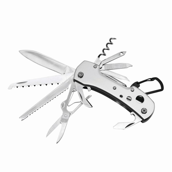 Taschenmesser Strong Helper, 12-Teilig - Silber