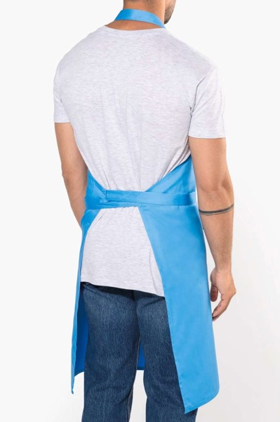 Polycotton Apron Without Pocket - White
