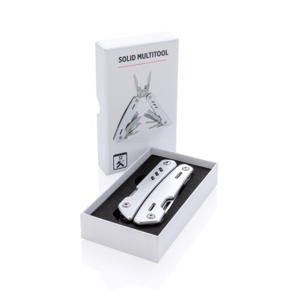 Xd Collection 12-funkcijsko večnamensko orodje, ohišje iz aluminija - Silver